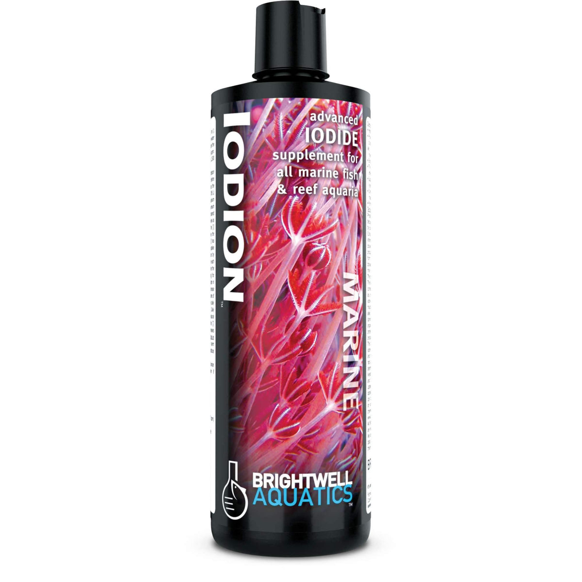 Brightwell Aquatics Iodion, botella-ioduro, ayuda a mantener niveles de yodo estables para coral y almejas.