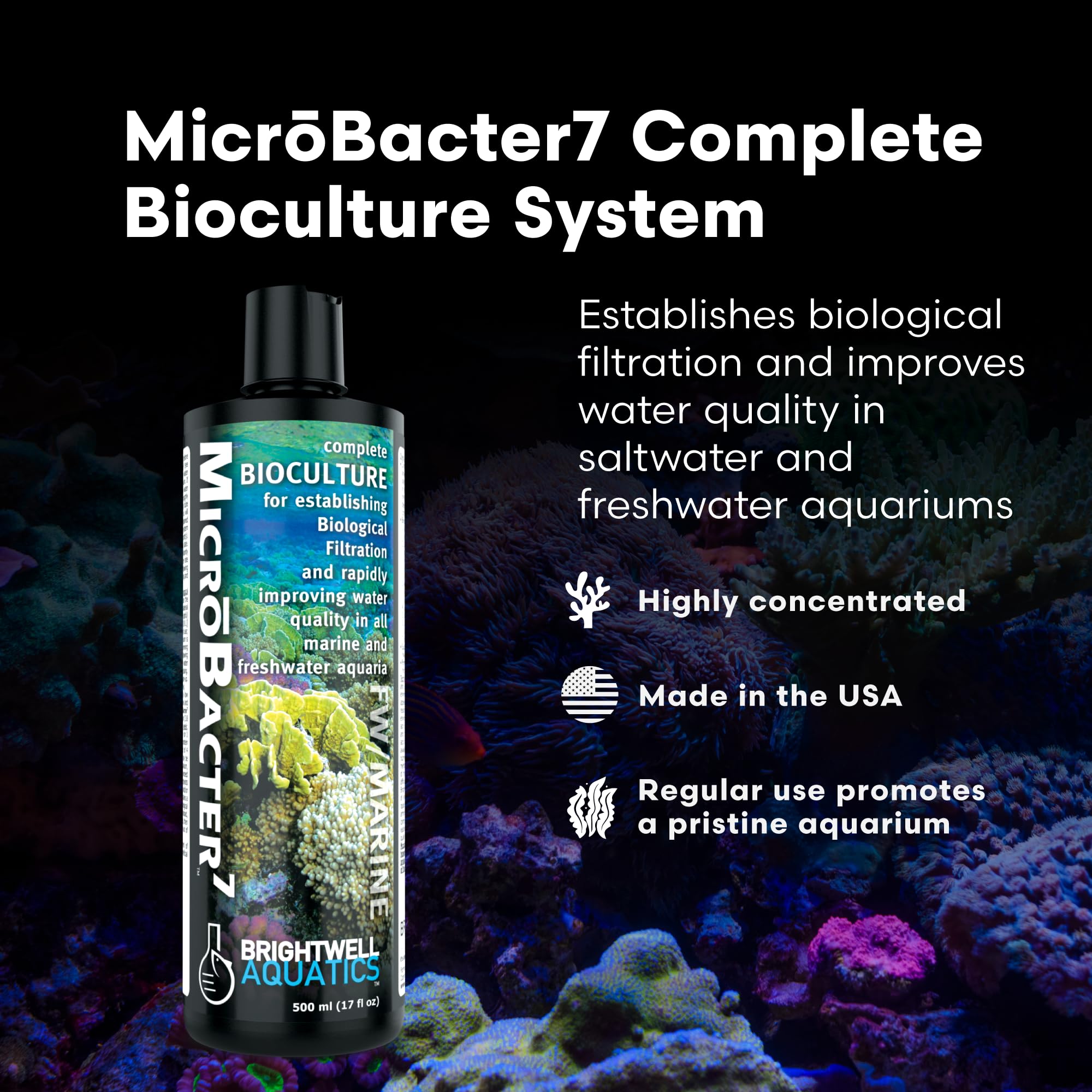 Mezcla MicroBacter7 con agua de acuario para optimizar nitrificación