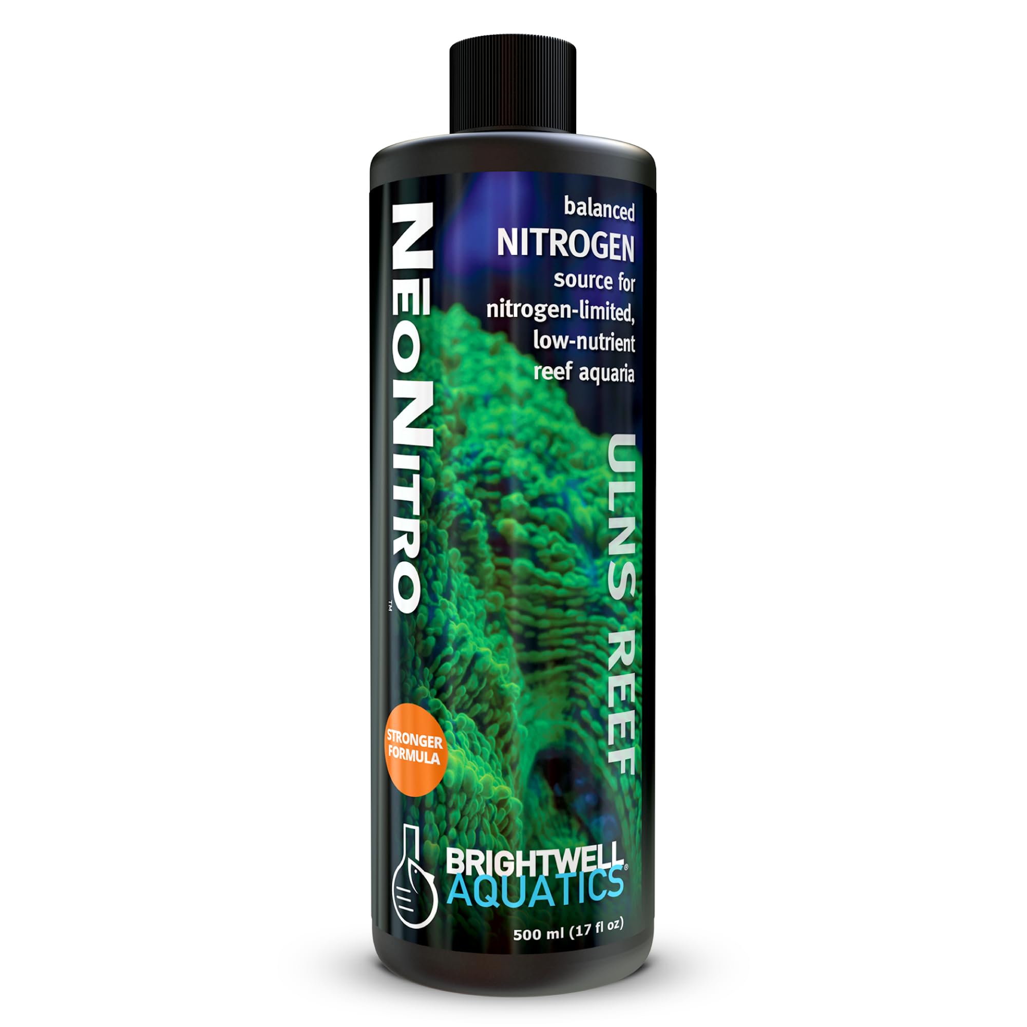 Brightwell NeoNitro botella de suplemento de nitrógeno para arrecifes, mejora la salud de corales