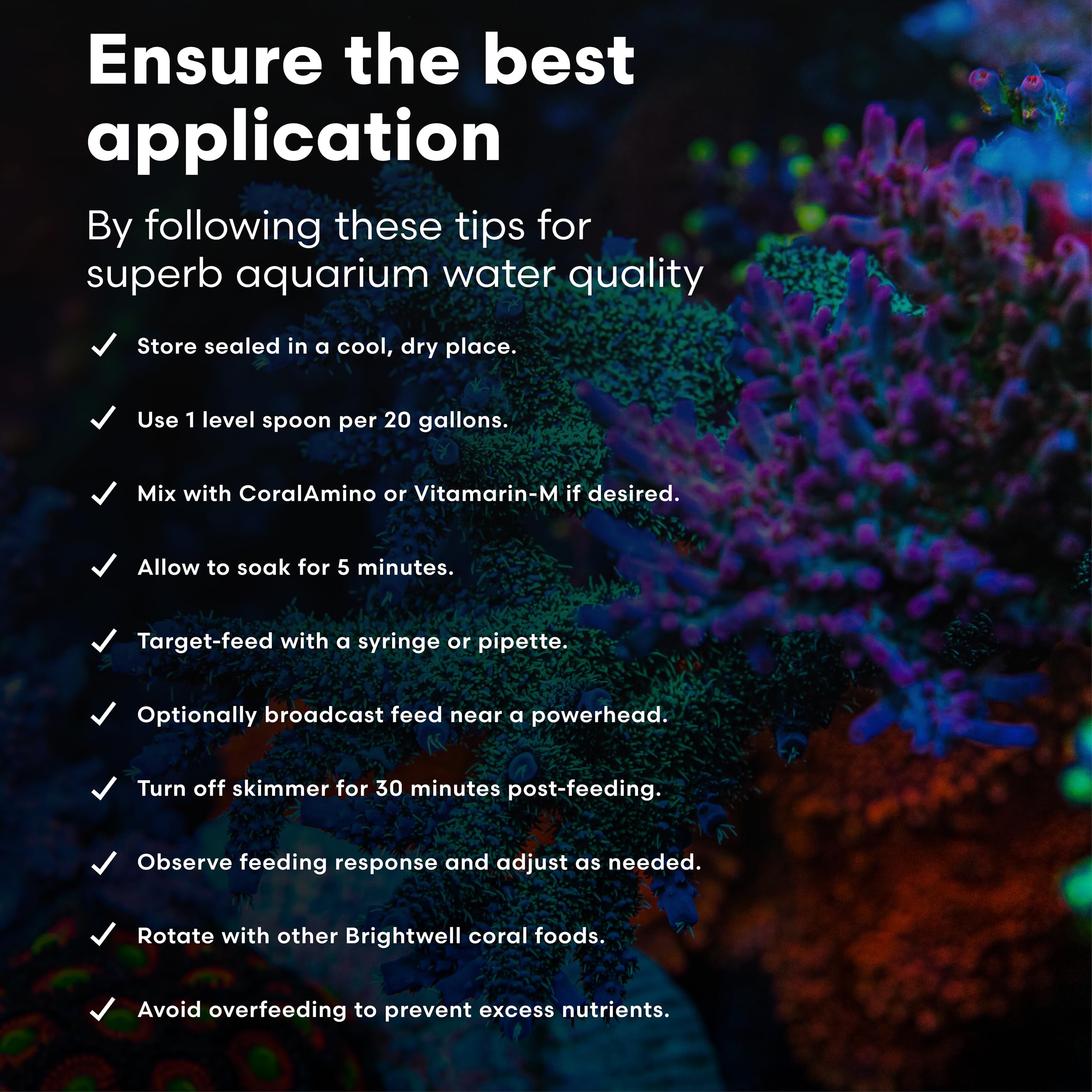 Brightwell Aquatics Reef Blizzard-A, opción versátil de alimentación para alimentar de forma selectiva o general.