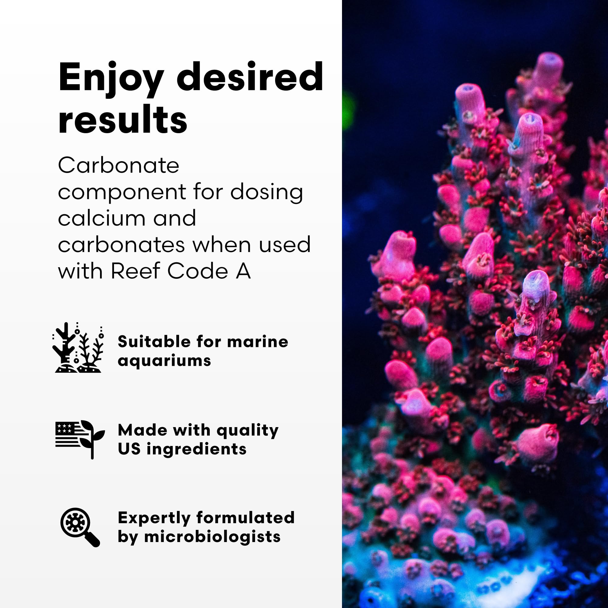 Reef Code B, libre de fosfatos y silicato para acuarios limpios