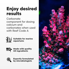 Reef Code B, libre de fosfatos y silicato para acuarios limpios