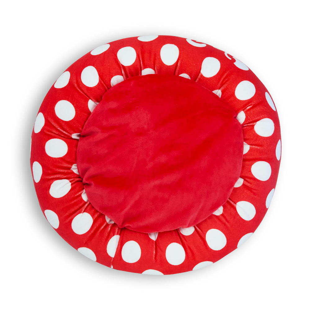 Empaque al vacío de Buckle-Down, cama Minnie Donut para envío y almacenamiento.