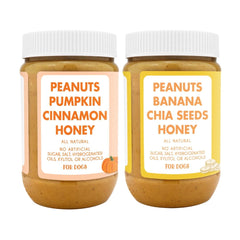 BUDDY BUDDER Barkin Banana + Pumpkin con ingredientes naturales para snack sabroso.
