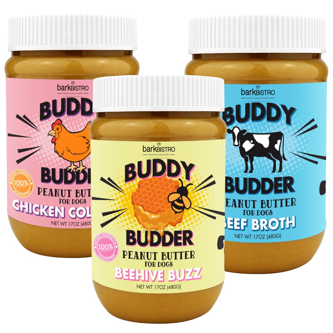 BUDDY BUDDER jarras de 17 onzas para perros activos