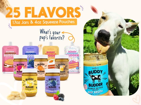 Uso con cucharita de Buddy Budder para premiar a tu perro.