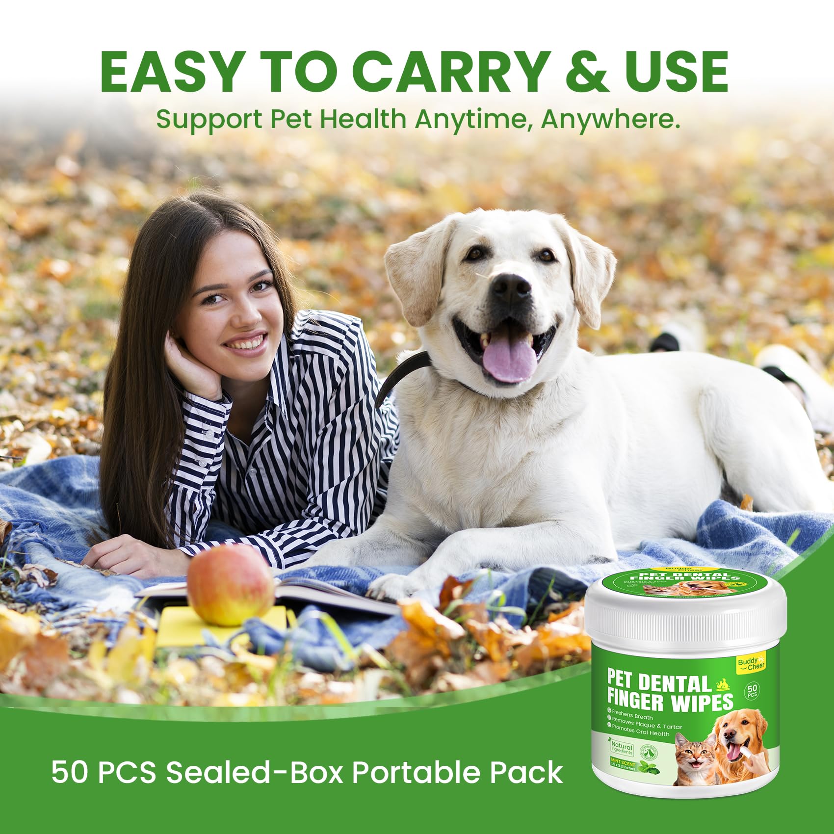 BuddyCheer: sabor menta para una experiencia agradable durante la limpieza