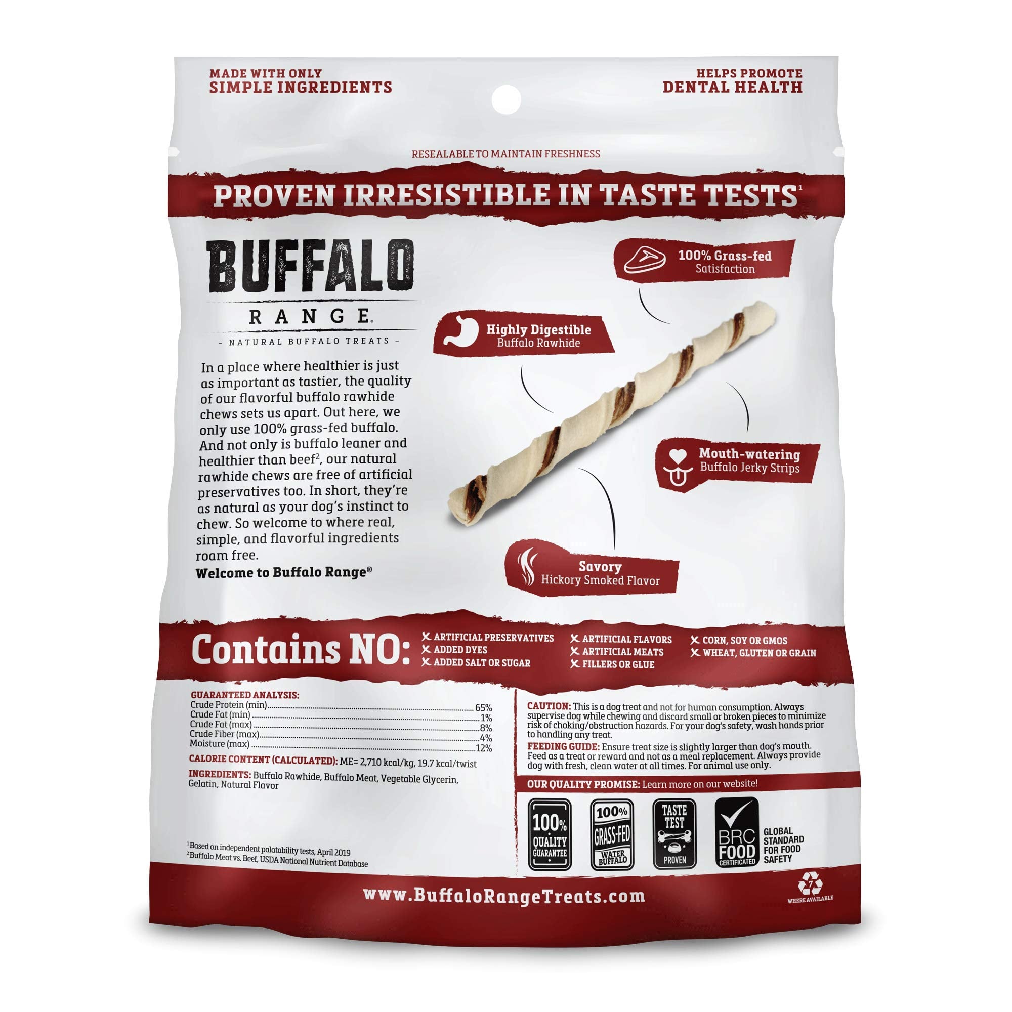 Premio diario para perros durante entrenamiento con Buffalo Range.