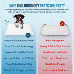 Tapa adhesiva Bulldogology para evitar movimientos