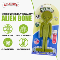 Bullibone Alien Bone ofrece sabor verde prolongado durante la sesión de masticación.