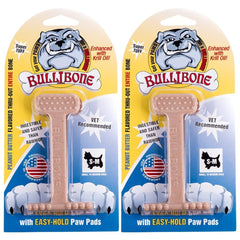 Bullibone hueso de nailon durable para masticadores agresivos y entretenimiento seguro.
