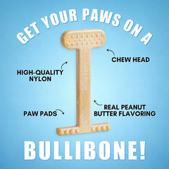 Bullibone sabor cacahuete puro, sabor duradero y atractivo