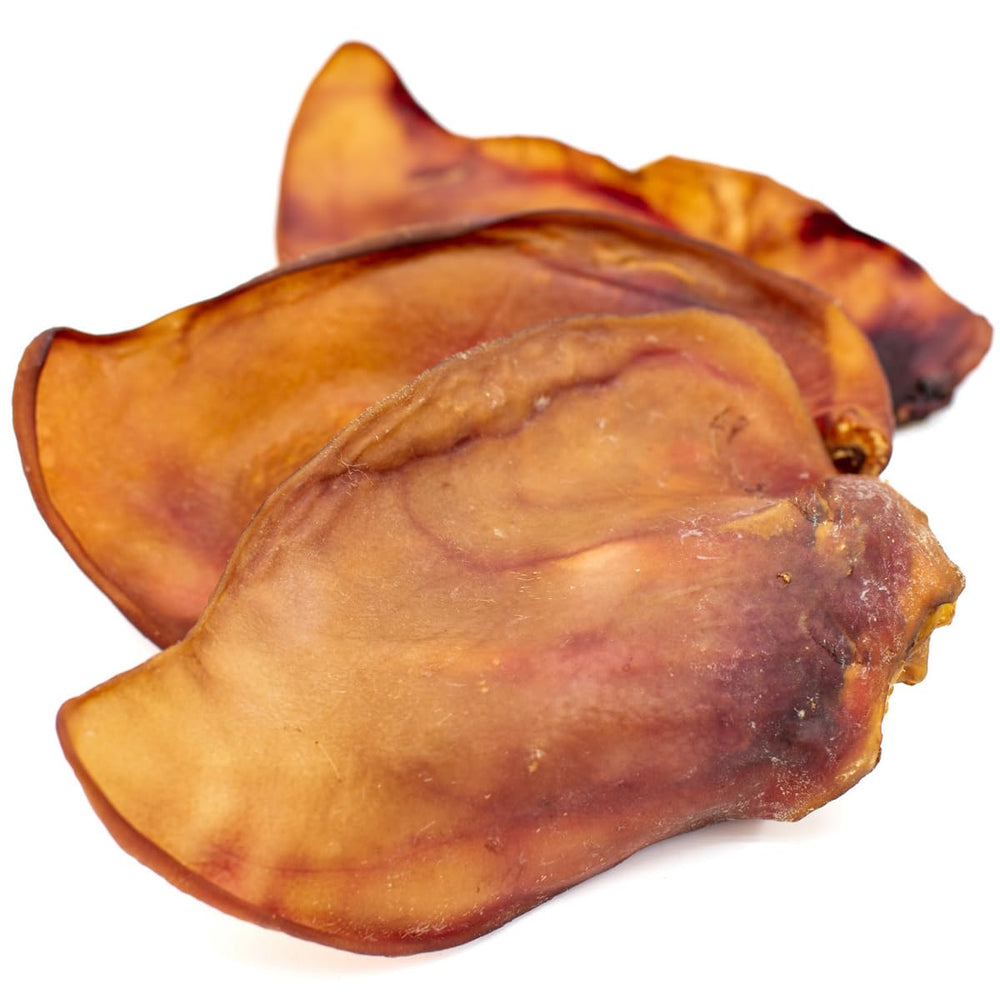 Bully Bunches orejas de puerco horneadas: sabor natural y digestión suave para tu perro.