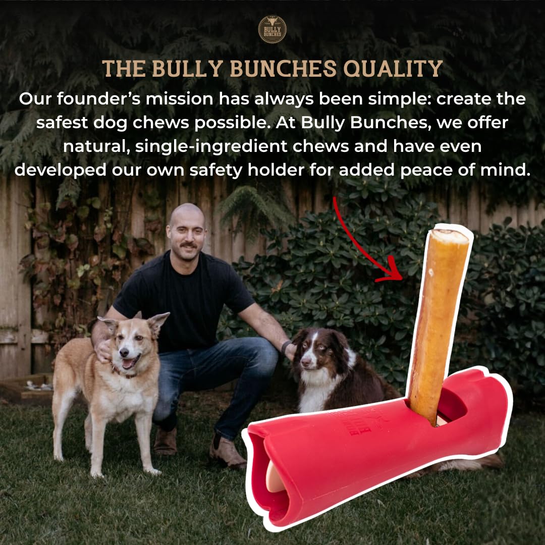 Bully Bunches palitos con apoyo dental para higiene al masticar.