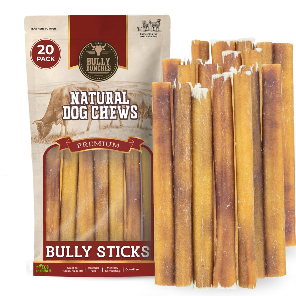 Bully Bunches palitos seis pulgadas para cachorros: masticación estable y segura.