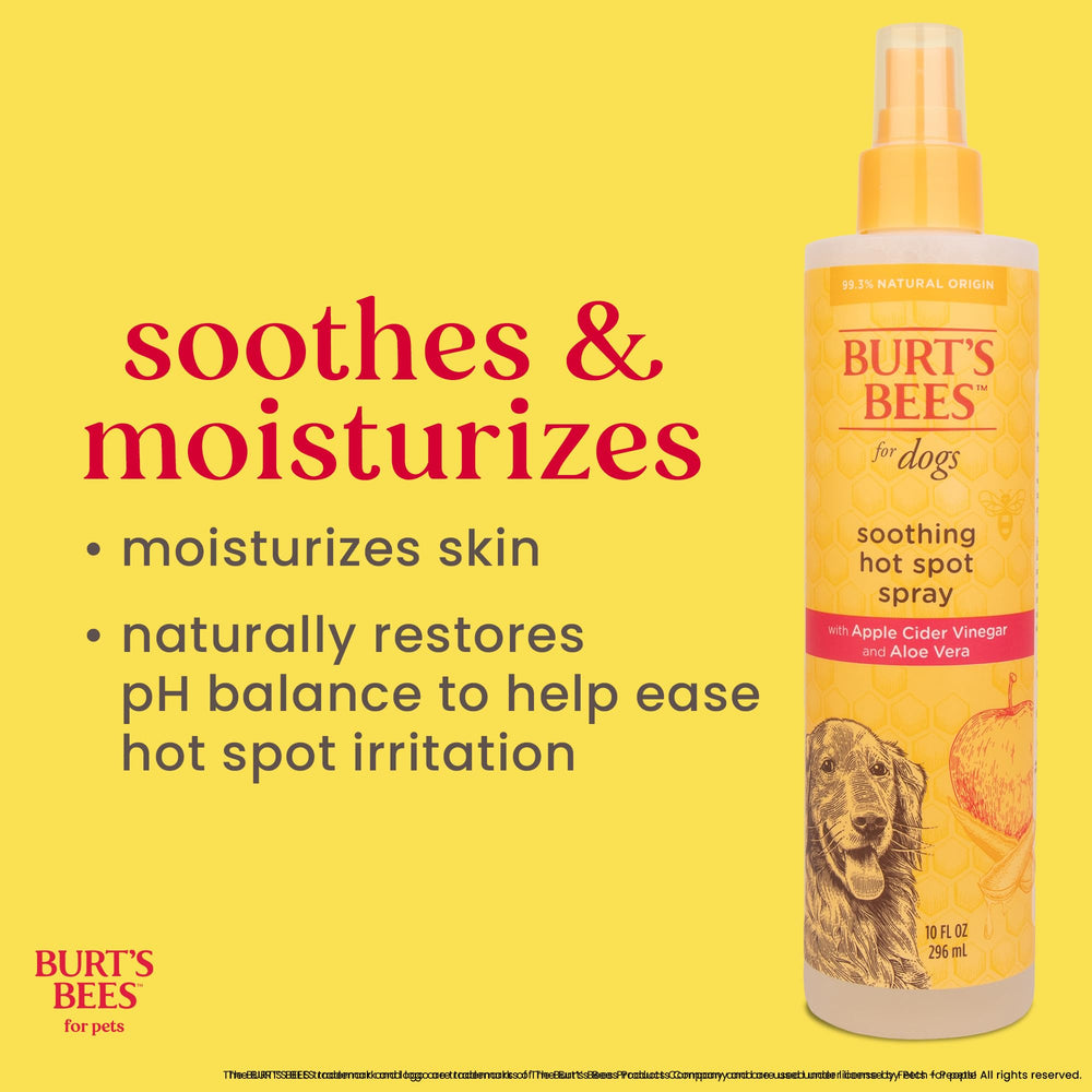 Burt's Bees for Pets Hot Spot Spray, aplicacion-pelo: ayuda a mantener el pelaje limpio y suave.