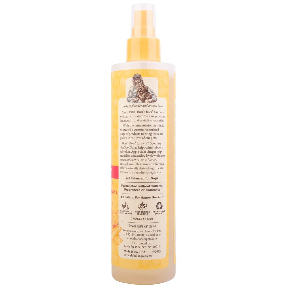 Burt's Bees for Pets Hot Spot Spray, cuidado-piel-sensible: pensado para pieles sensibles de mascotas.