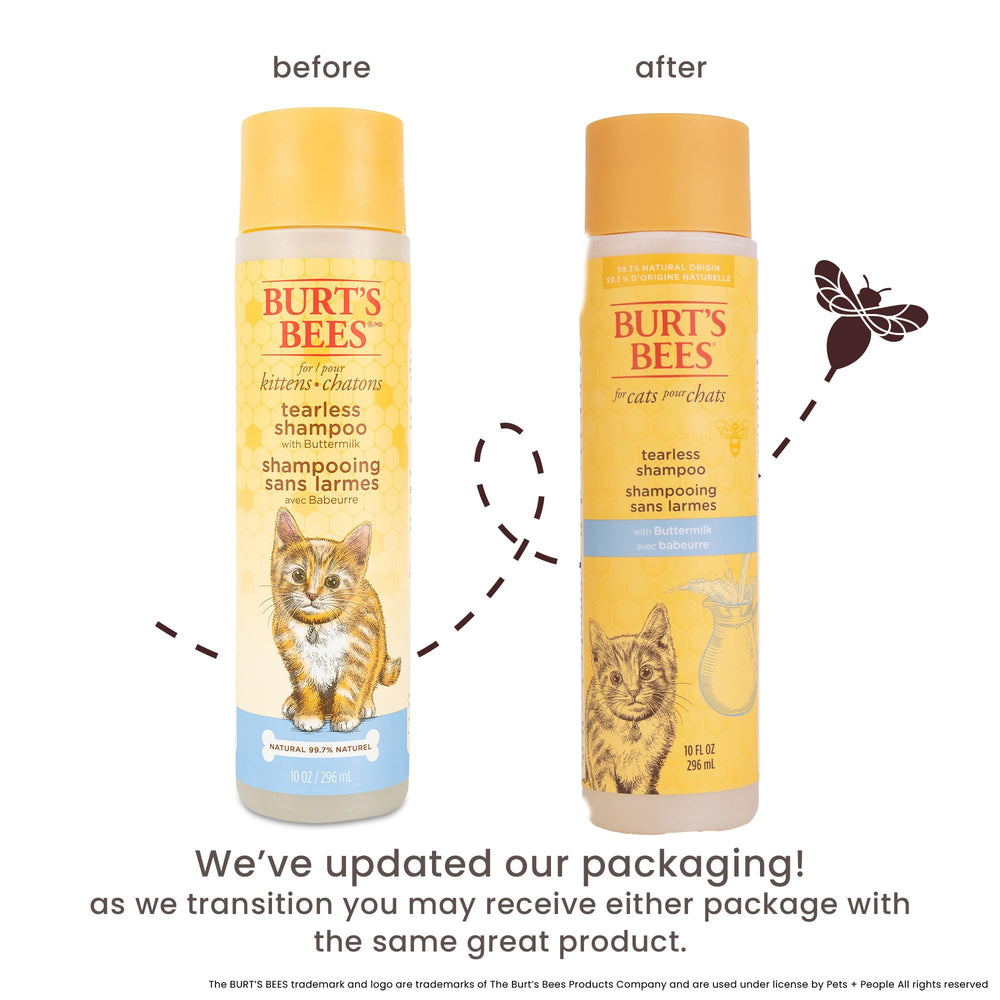Uso fácil desde orejas a cola con BURT'S BEES FOR PETS, espuma suave