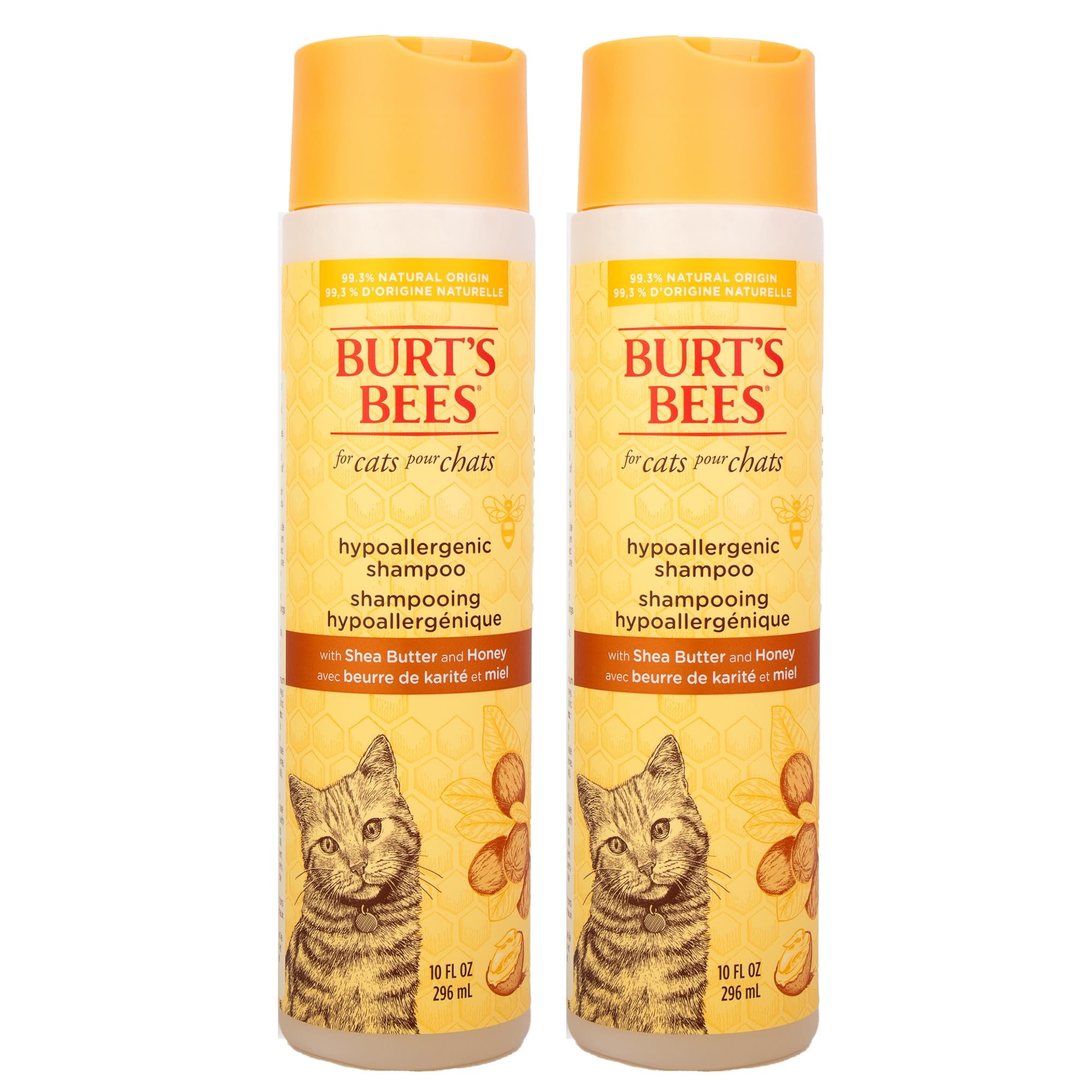 BURT'S BEES FOR PETS champú gatos con manteca de karité y miel aporta un pelaje suave.