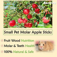 Busieea Palitos de Manzana, uso multi-especies apto para conejos, cobayas y hámsters.