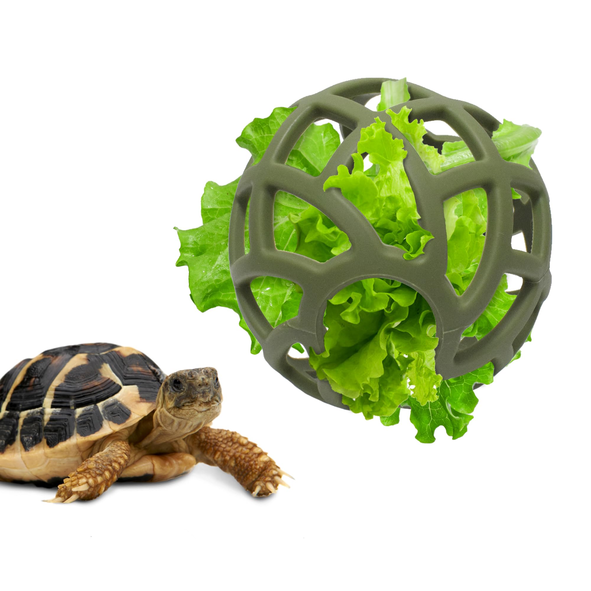 BUYBYLOV bola-tratamiento-tortuga: estimula la actividad y la exploración durante la comida.