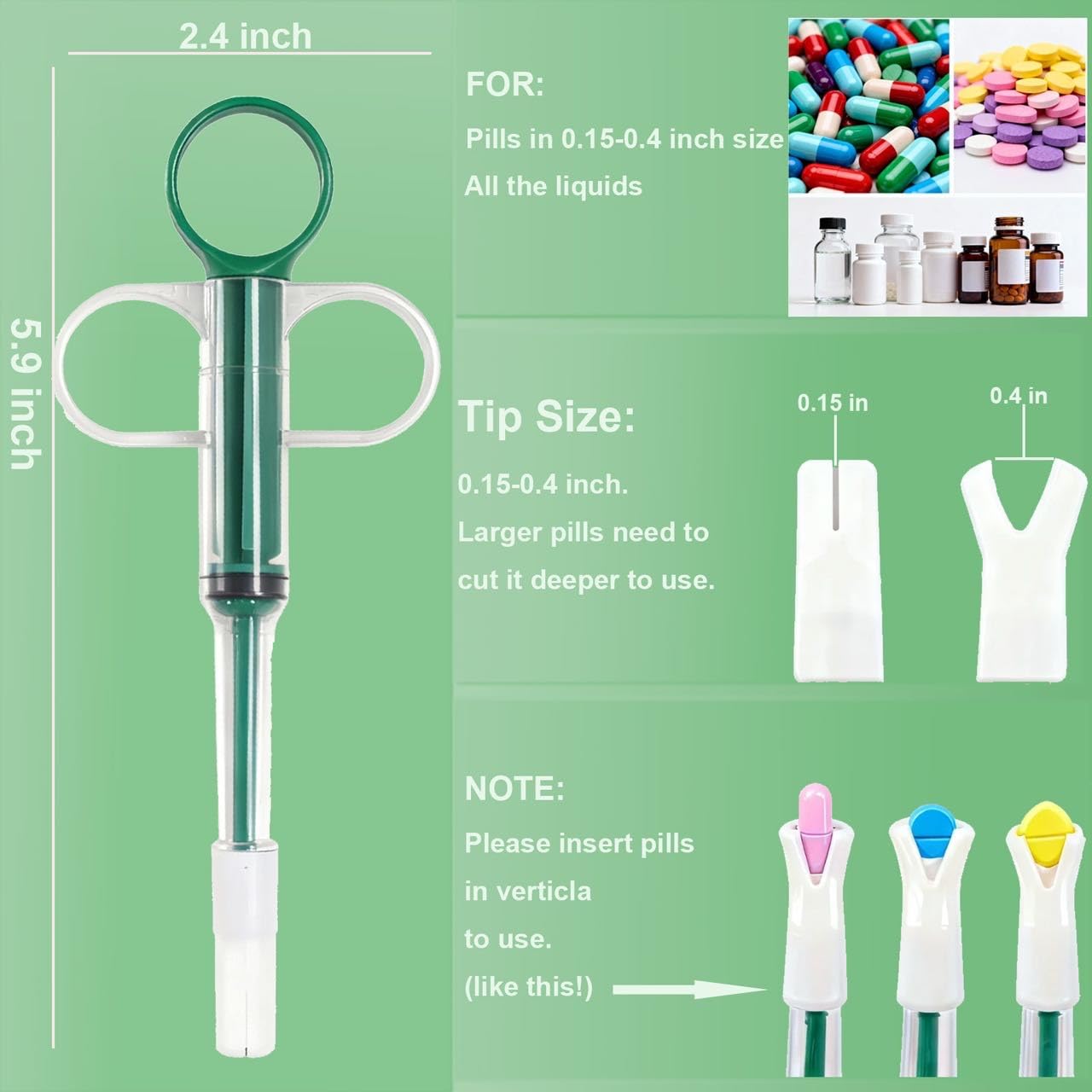 BVQWO tamaño ajustable de pastillas para diferentes medicinas.