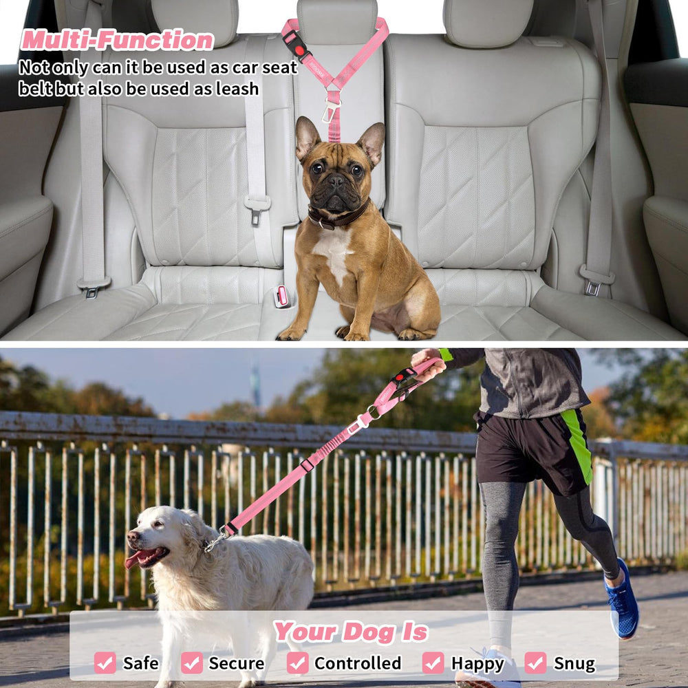 BWOGUE Arnes de seguridad para mascotas incrementa la estabilidad durante viajes.