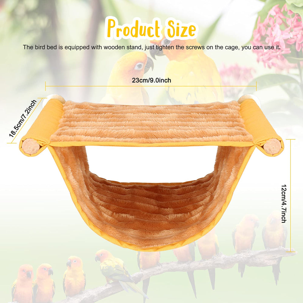 BWOGUE hamaca doble para aves, permite moverse y descansar