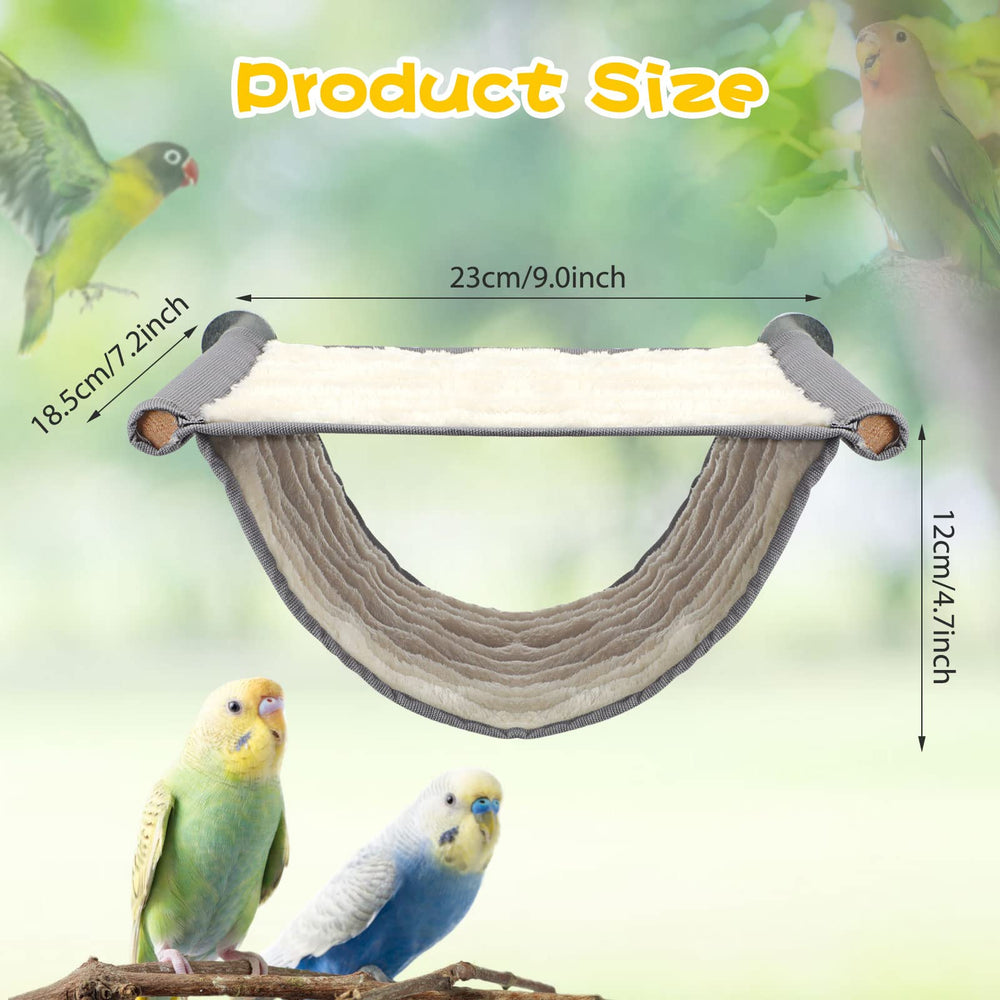 BWOGUE hamaca doble para aves permite moverse y descansar