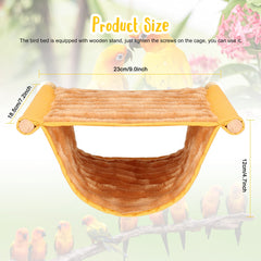 BWOGUE hamaca doble para aves, permite moverse y descansar