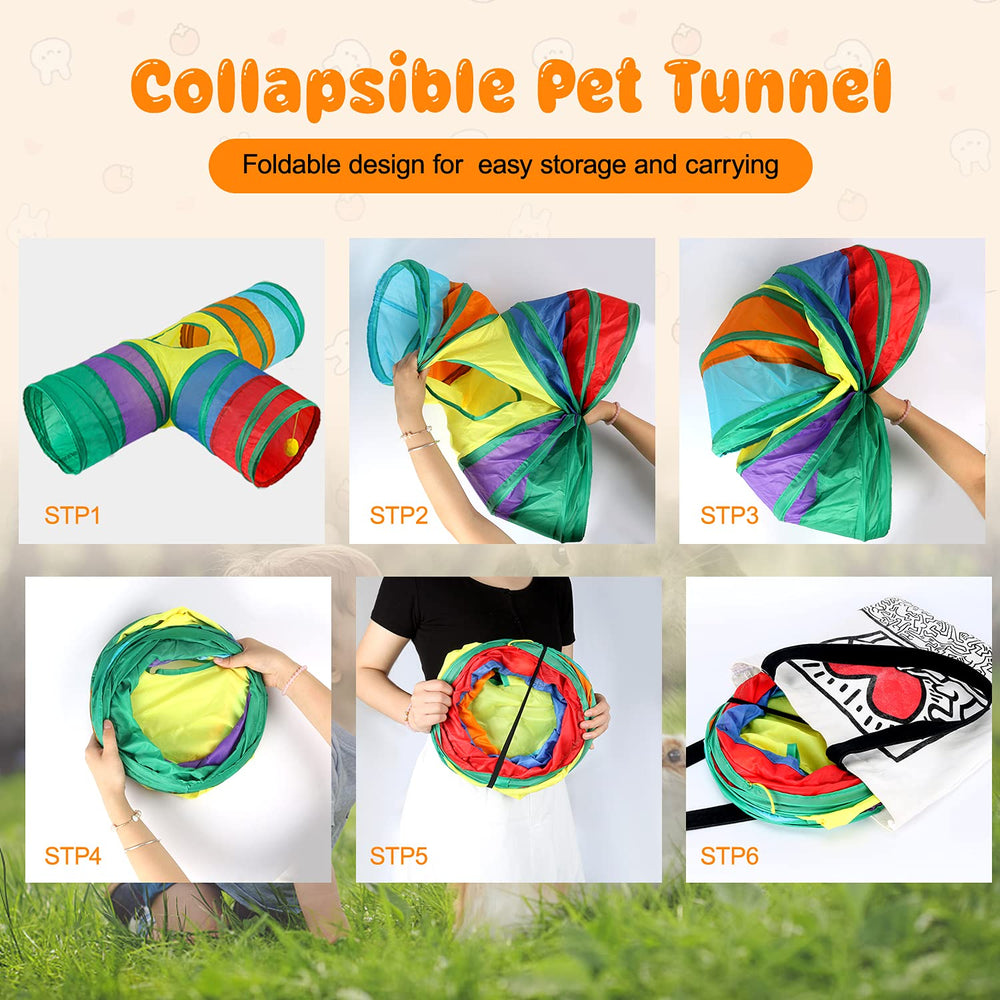 BWOGUE material poliéster resistente: túnel duradero para juego prolongado.