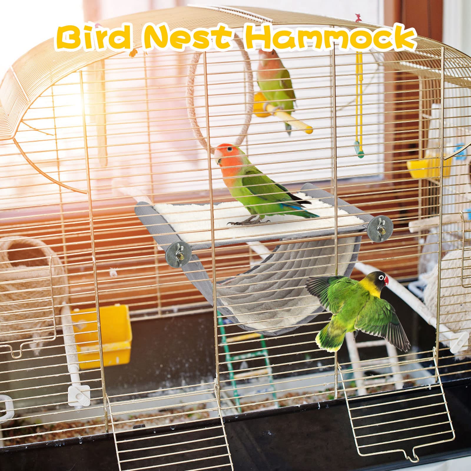 BWOGUE nido 9x7 pulgadas se adapta a aves pequeñas