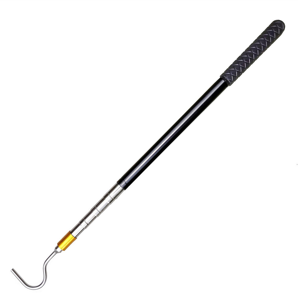 Bytcew gancho para serpientes de 61 pulgadas, extensible para manejo seguro.