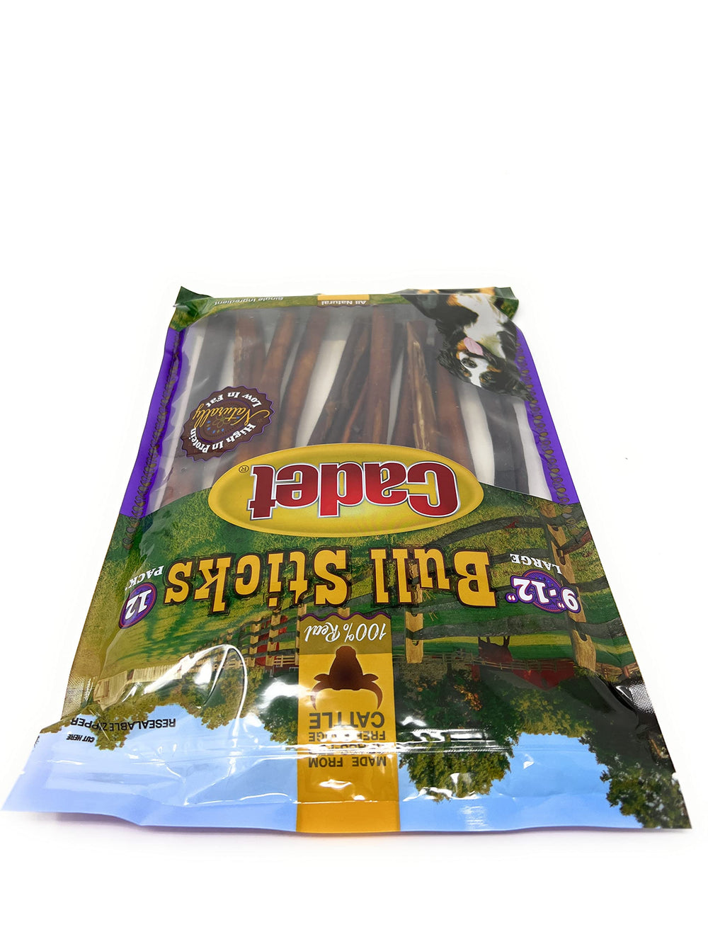 Cadet Gourmet Bully Sticks, presentación en caja lista para almacenar y ordenar