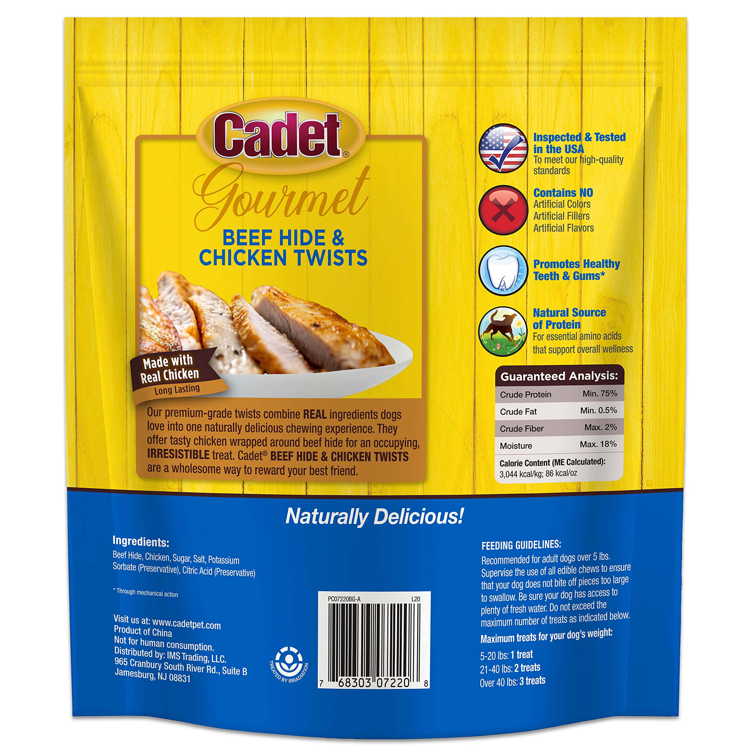 Cadet Gourmet salud dental: beneficio durante la masticación