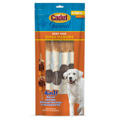 Cadet Gourmet res-pollo-batata-10-pulgadas: snack natural para perros grandes, útil como recompensa.