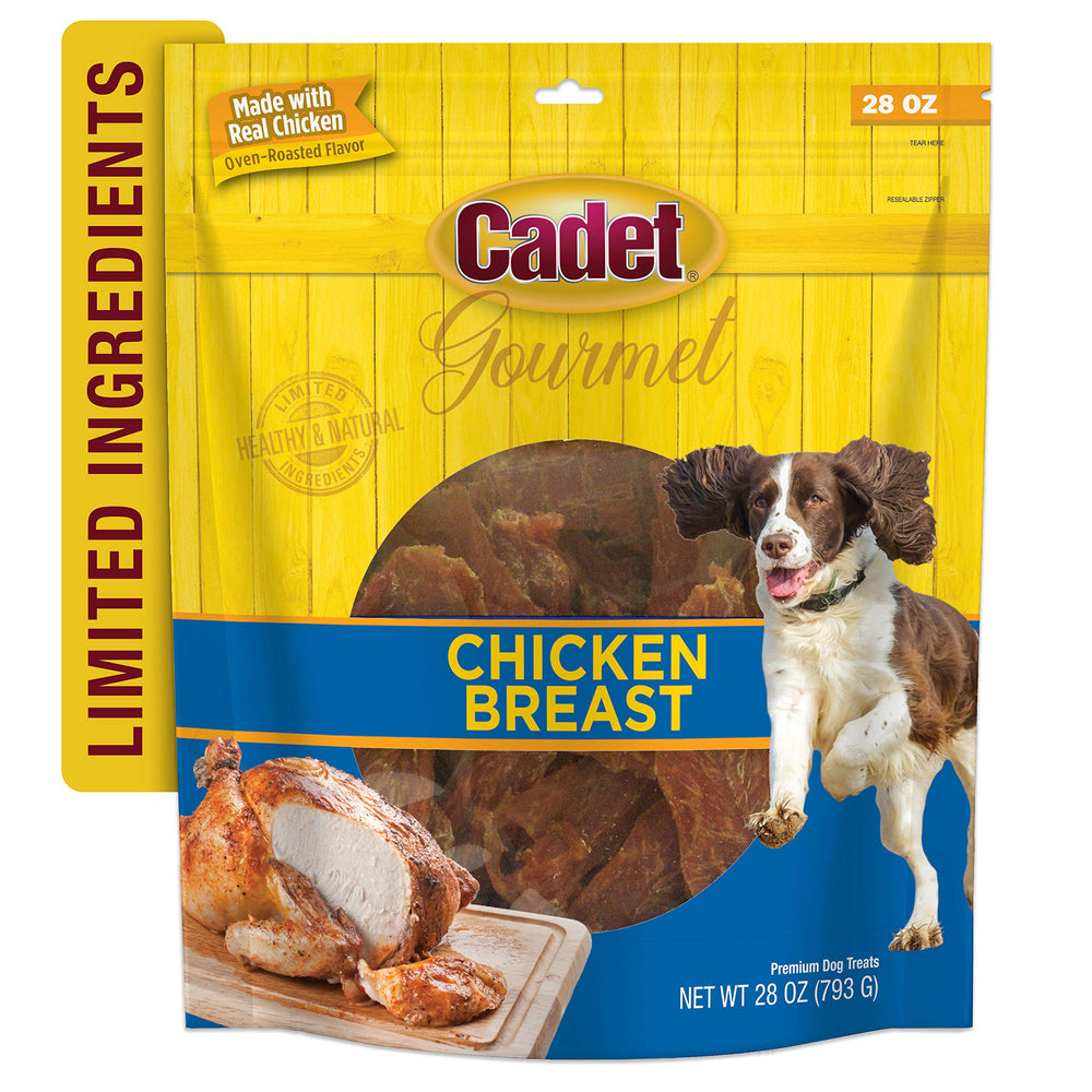 Cadet Gourmet sin colorantes artificiales, snack natural para perros.