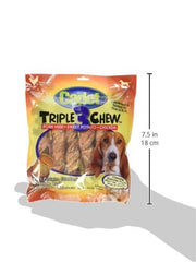 Cadet Gourmet Triple Chews envuelto en pollo para sabor natural y textura crujiente.