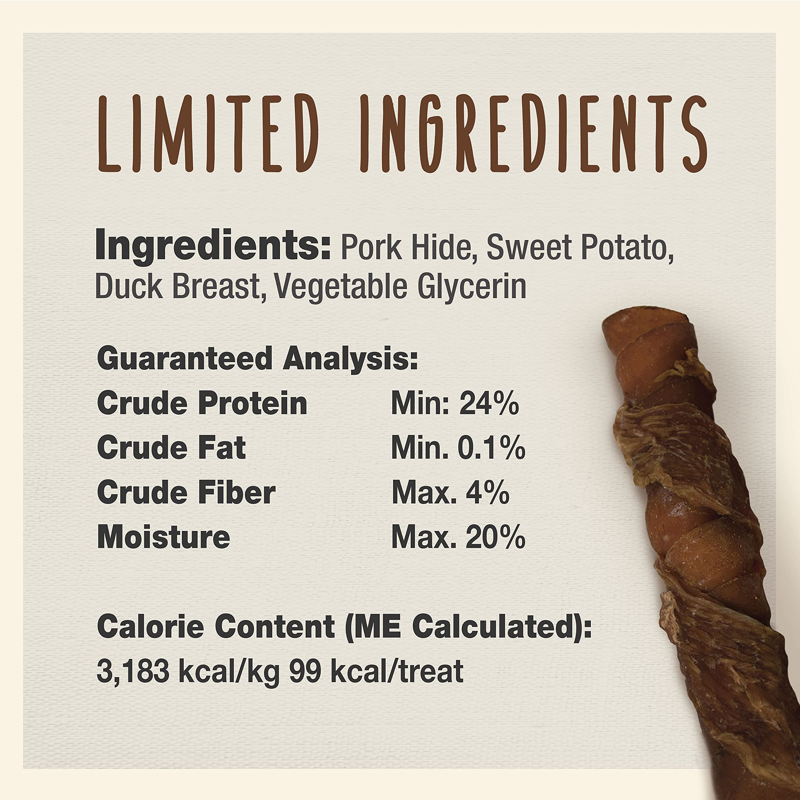 Cadet Gourmet Triple Chews: pechuga de pato envuelve una golosina duradera.