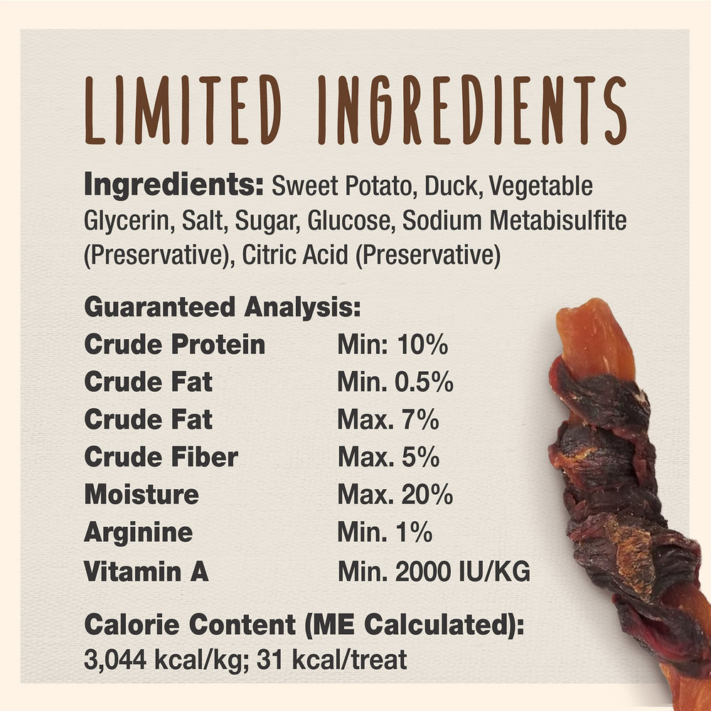 Ingredientes limitados y naturales sin rellenos artificiales.
