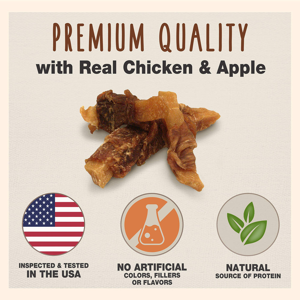 Cadet Gourmet Wraps: snack natural patata dulce con pollo para perros grandes