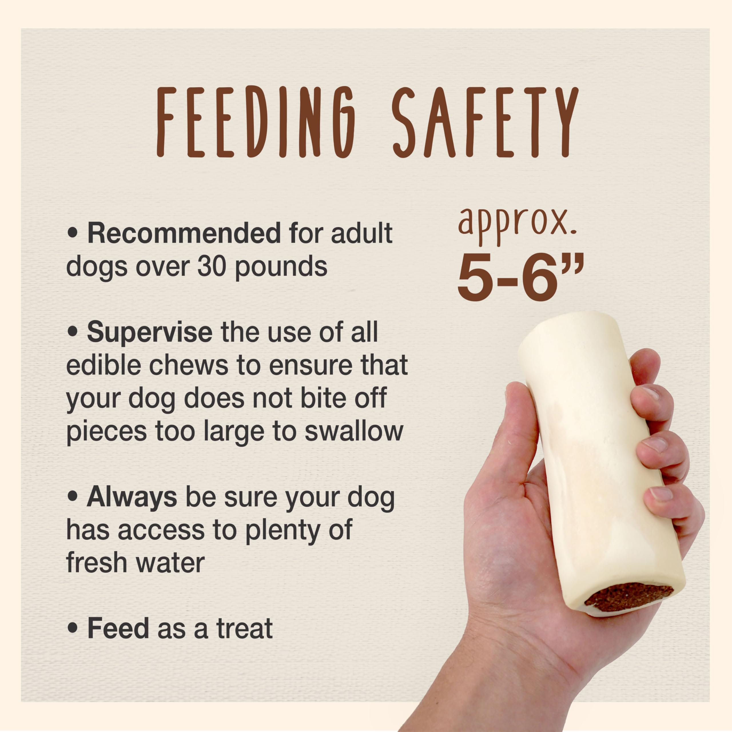 Cadet Hueso relleno queso para perros grandes, sesión de masticación prolongada