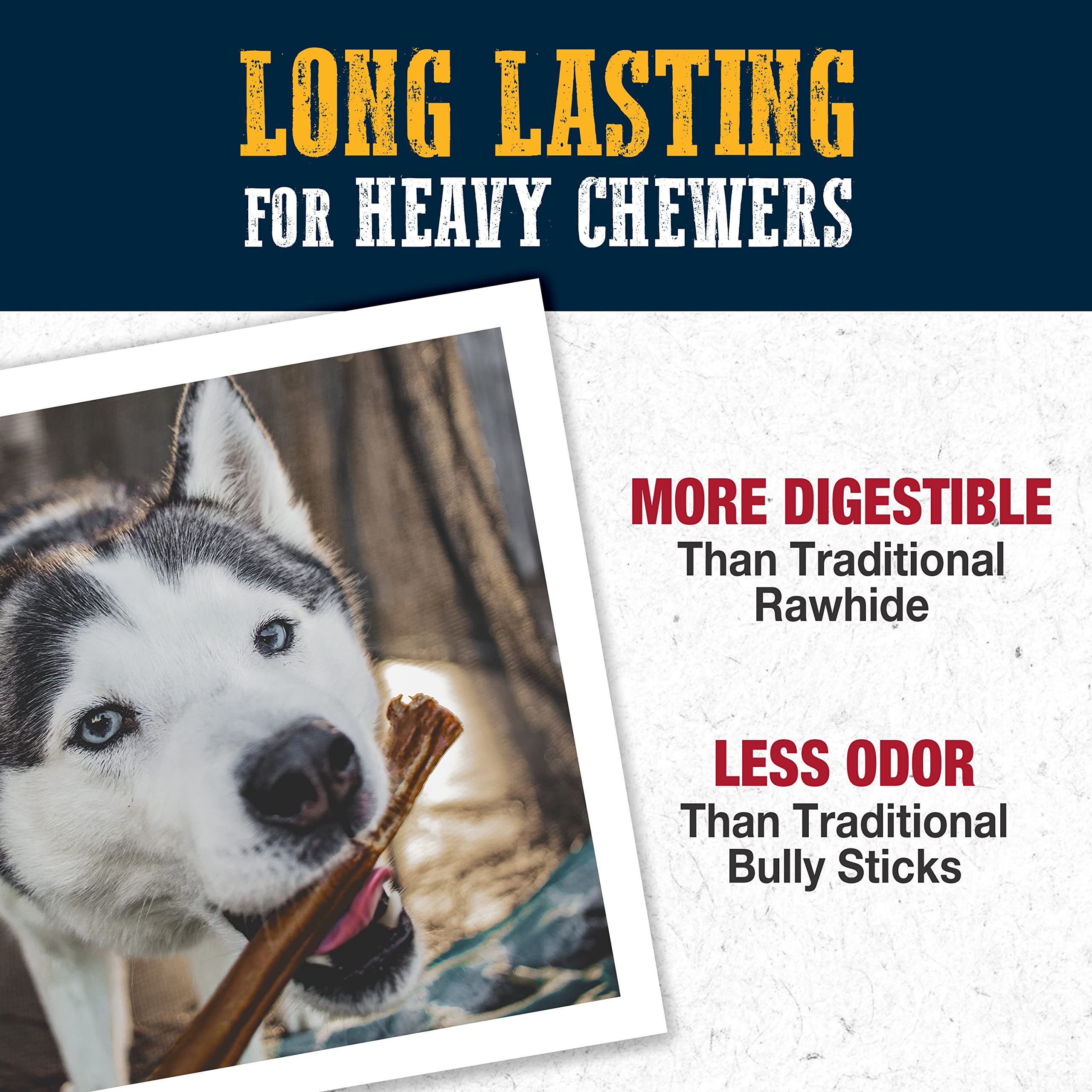 Cadet Palitos de Piel de Res horneados para sabor suave y olor minimizado