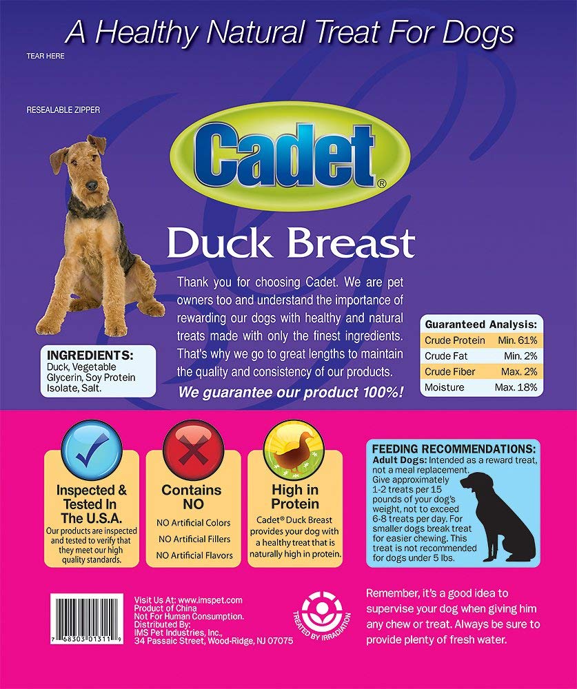 Cadet - trozos gruesos de pechuga de pato para morder con sabor.