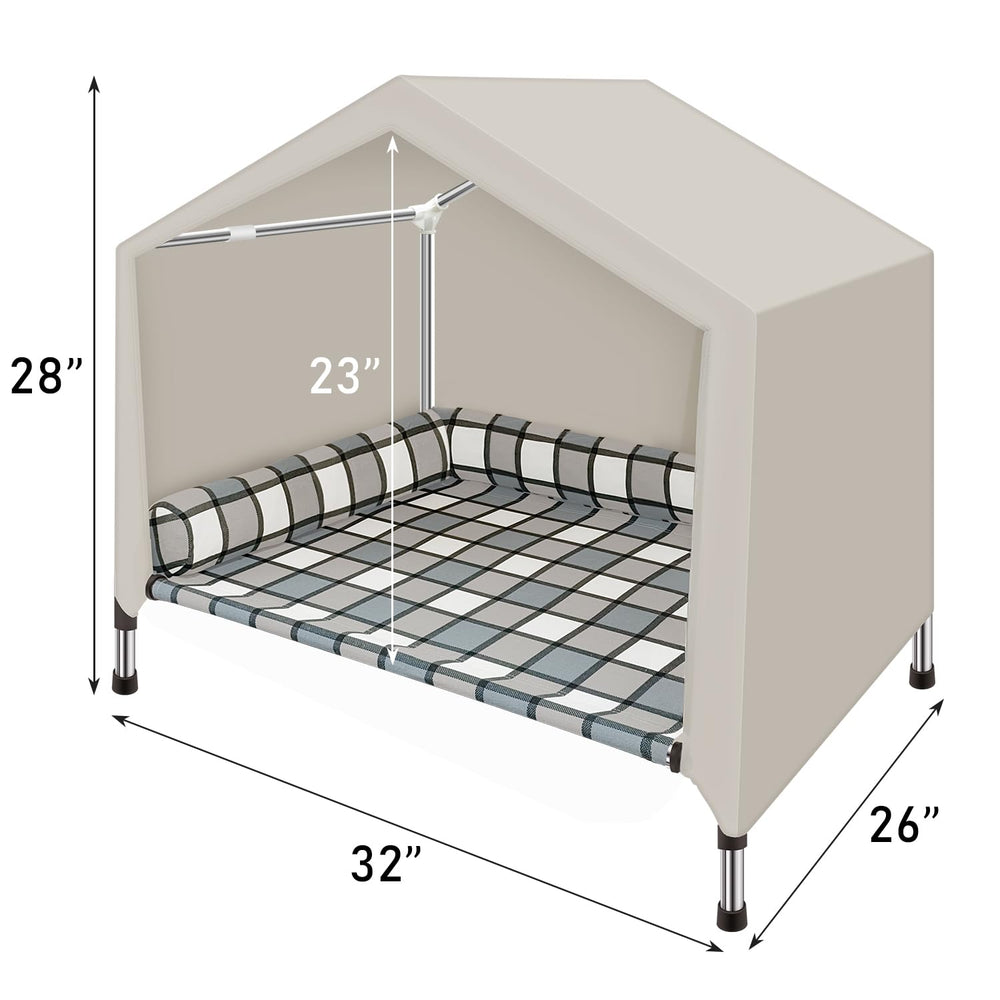 Caghash Cama Perro Elevada: ideal para camping y playa
