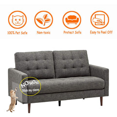 CAILENIFDC cinta doble cara clara ofrece adhesión adaptable para muebles.
