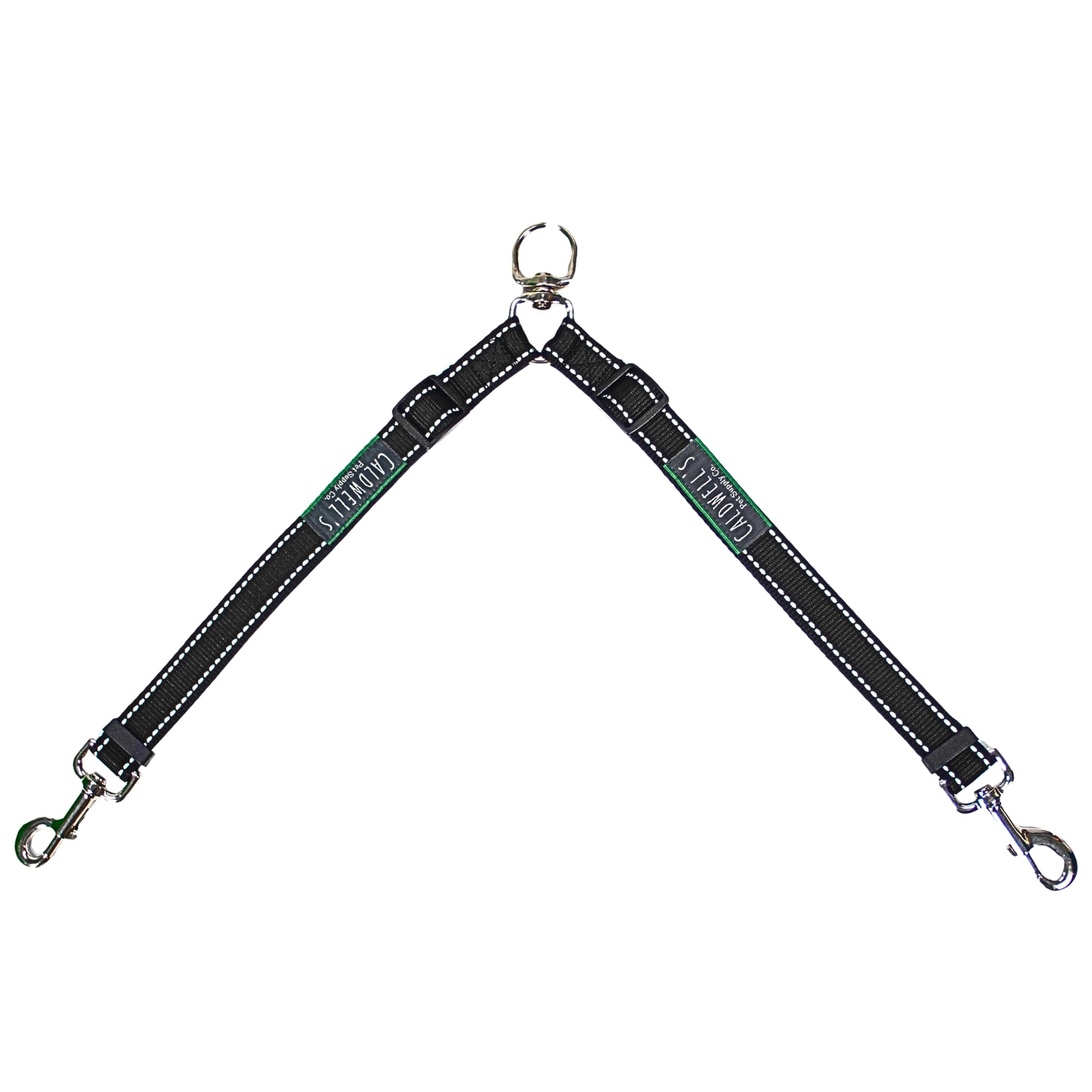 Caldwell's acoplador dos perros para paseos sin enredos y control cómodo.