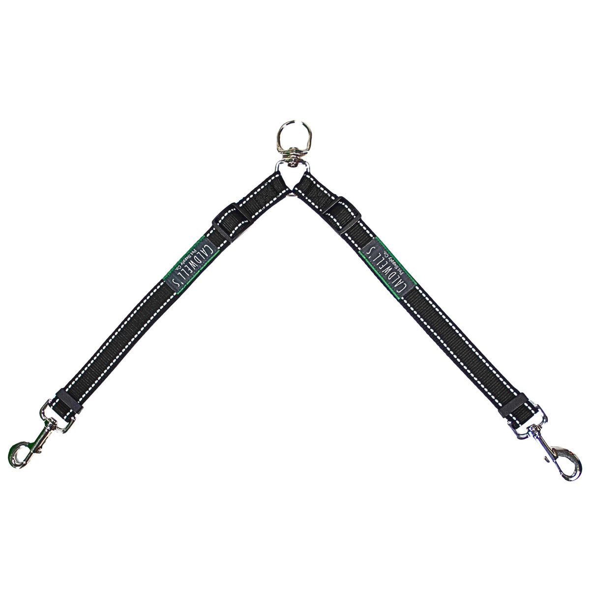 Caldwell's acoplador dos perros para paseos sin enredos y control cómodo.