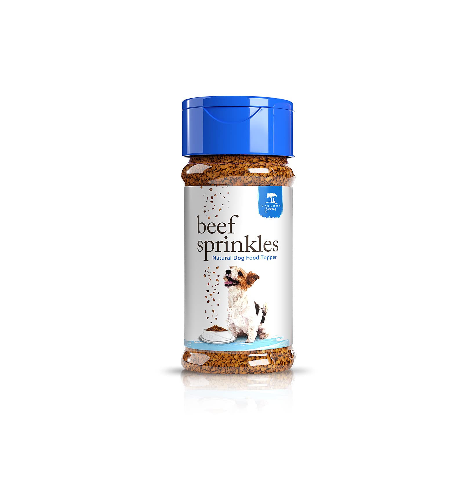 Caledon Farms espolvoreado de carne 120 g, complemento sabroso para la comida diaria del perro.