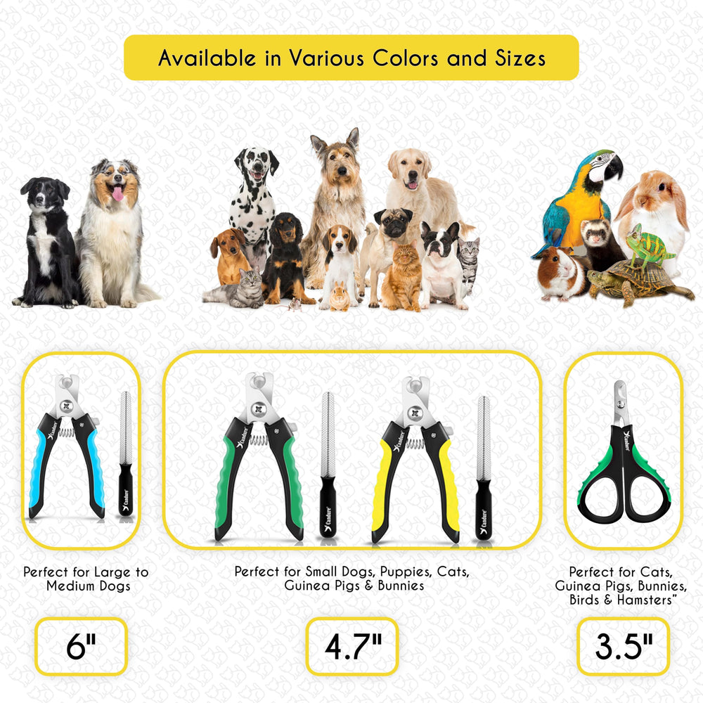 Candure cortauñas profesional y doméstico para mascotas pequeñas.